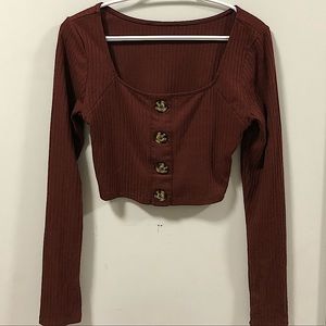 Long Sleeved Crop Top